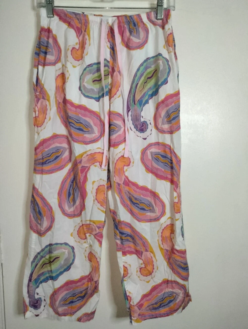 The Cat's Pajamas (Sz S) Multicolored Paisley-Print Short-Sleeve 2PC Pajama Set